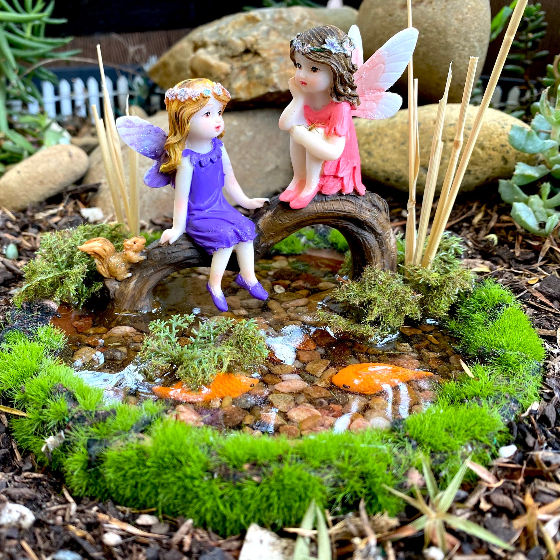 A Day By The Pond Fairy Garden Pond Accessory
