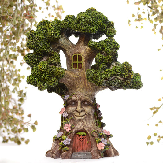 Fairy Garden Solar Powered Wisdom Tree Fairy House from Steph the Fairy Maker