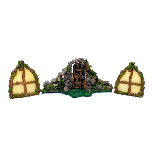Enchanted Fairy Door And Fairy Windows Set from Steph the Fairy Maker in Australia