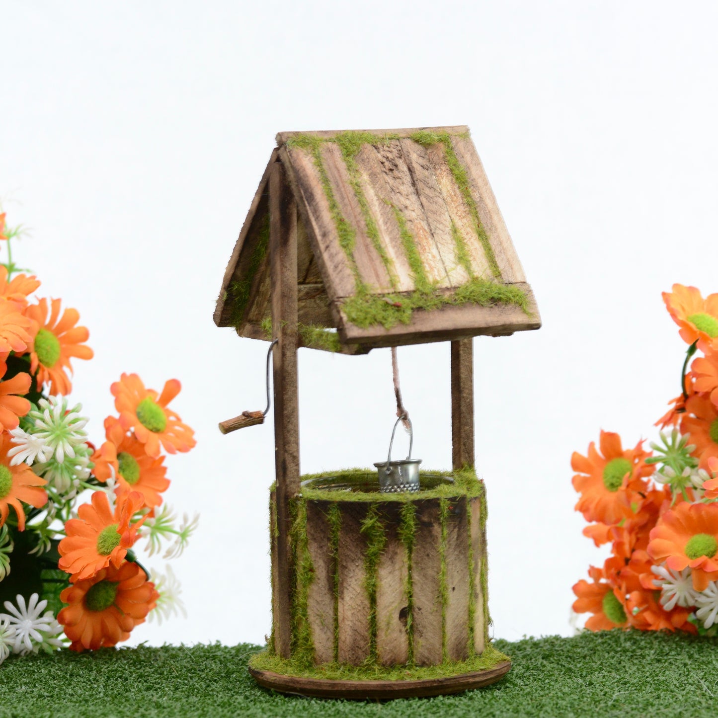 Fairy Garden Hand Made Wooden Wishing Well made in Australia