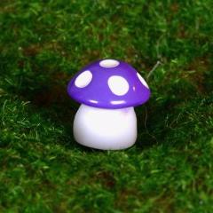 Fairy Garden Miniature Resin Mushrooms (Set of 7)