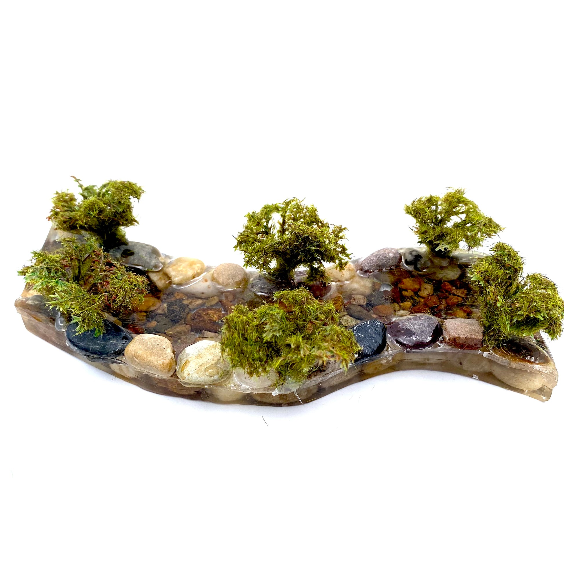 Miniature Fairy Garden River, Hand Made Fairy Garden Accessory