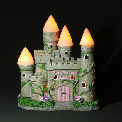 Fairy Princess Castle with Solar Powered Lights from Steph the Fairy Maker in Australia