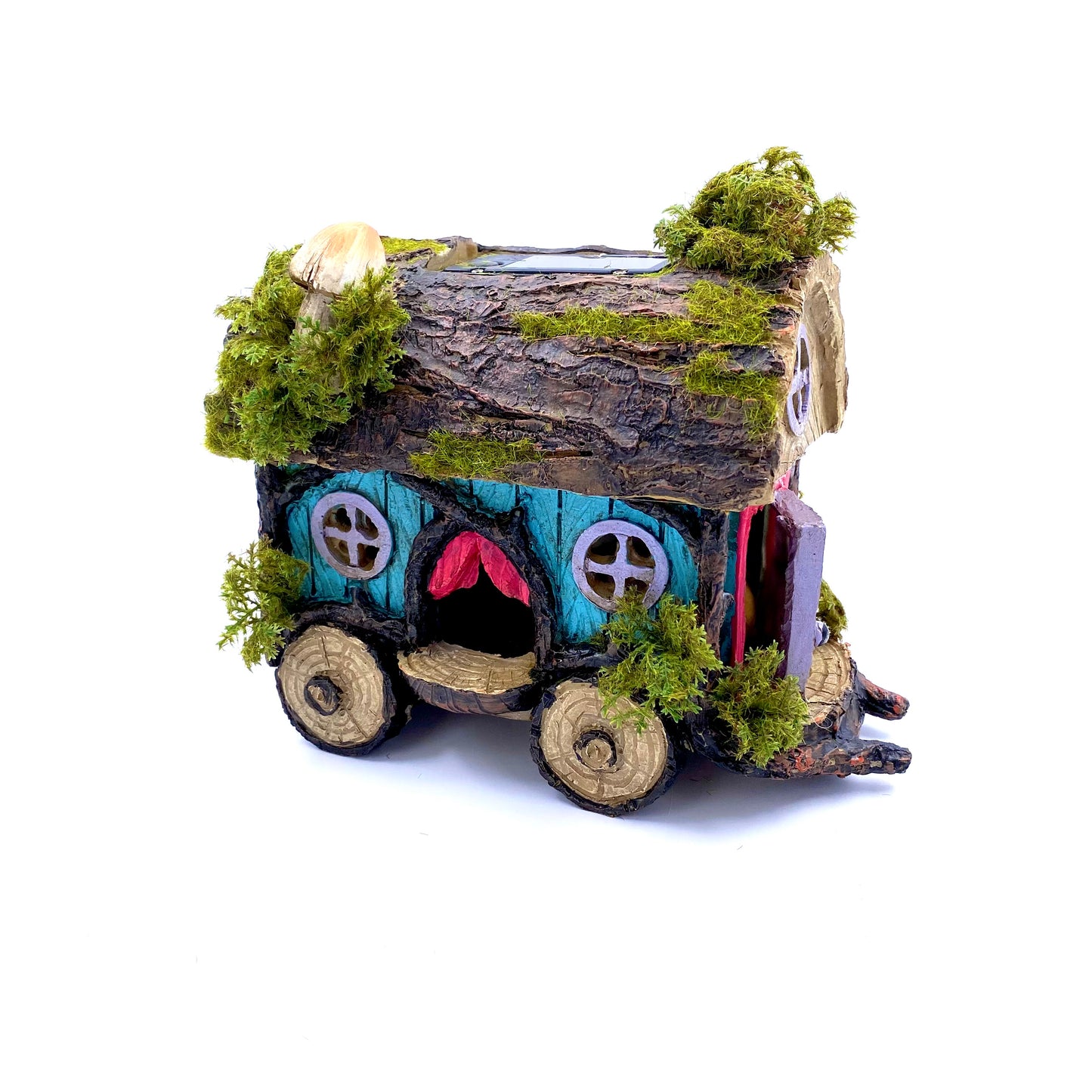 Solar Powered Gypsy Caravan for Fairy Gardens