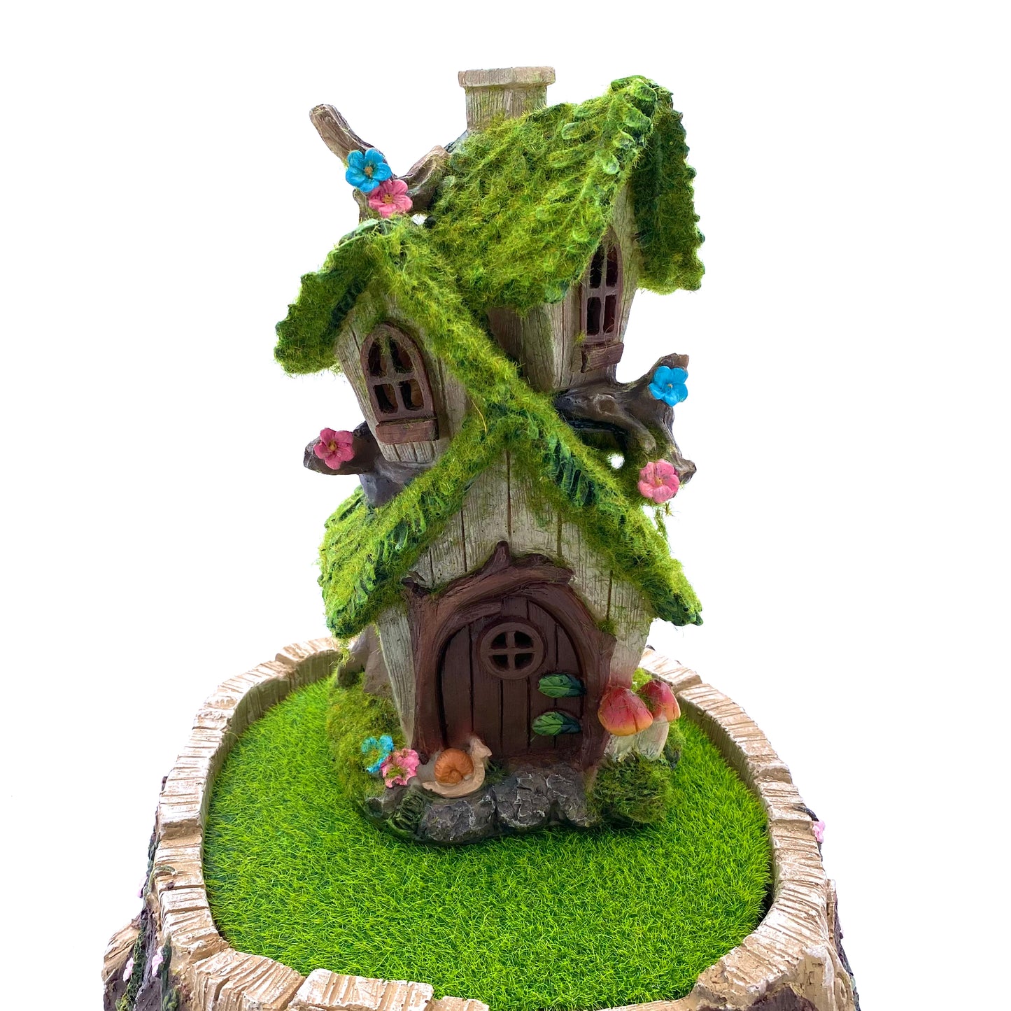 Solar Powered Spring Fairy House