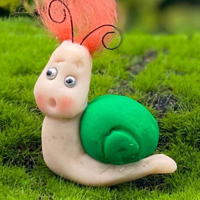 Fairy Garden Snails (Fuzzies)