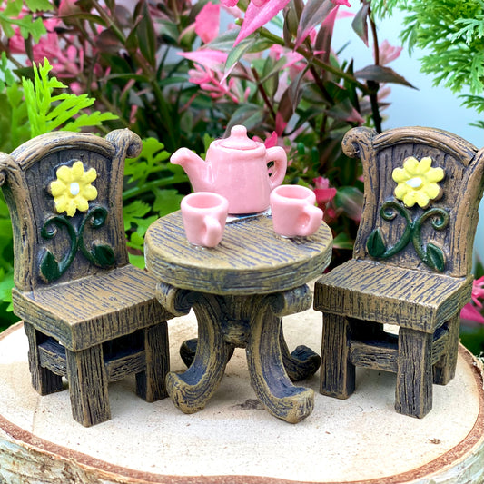 Fairy Garden Table & Tea Set