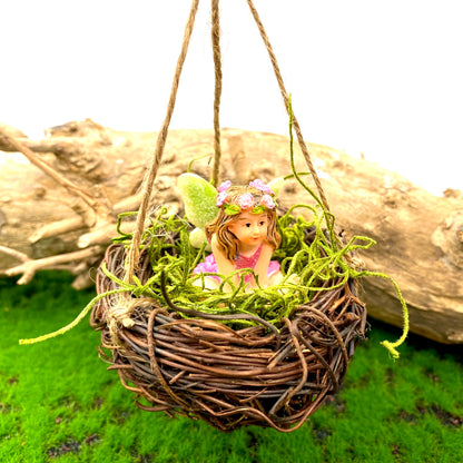 Sweet Pea In A Nest Swing