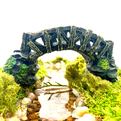 Arch Stone &Wood Bridge, Australian Fairy Gardens, Fairy