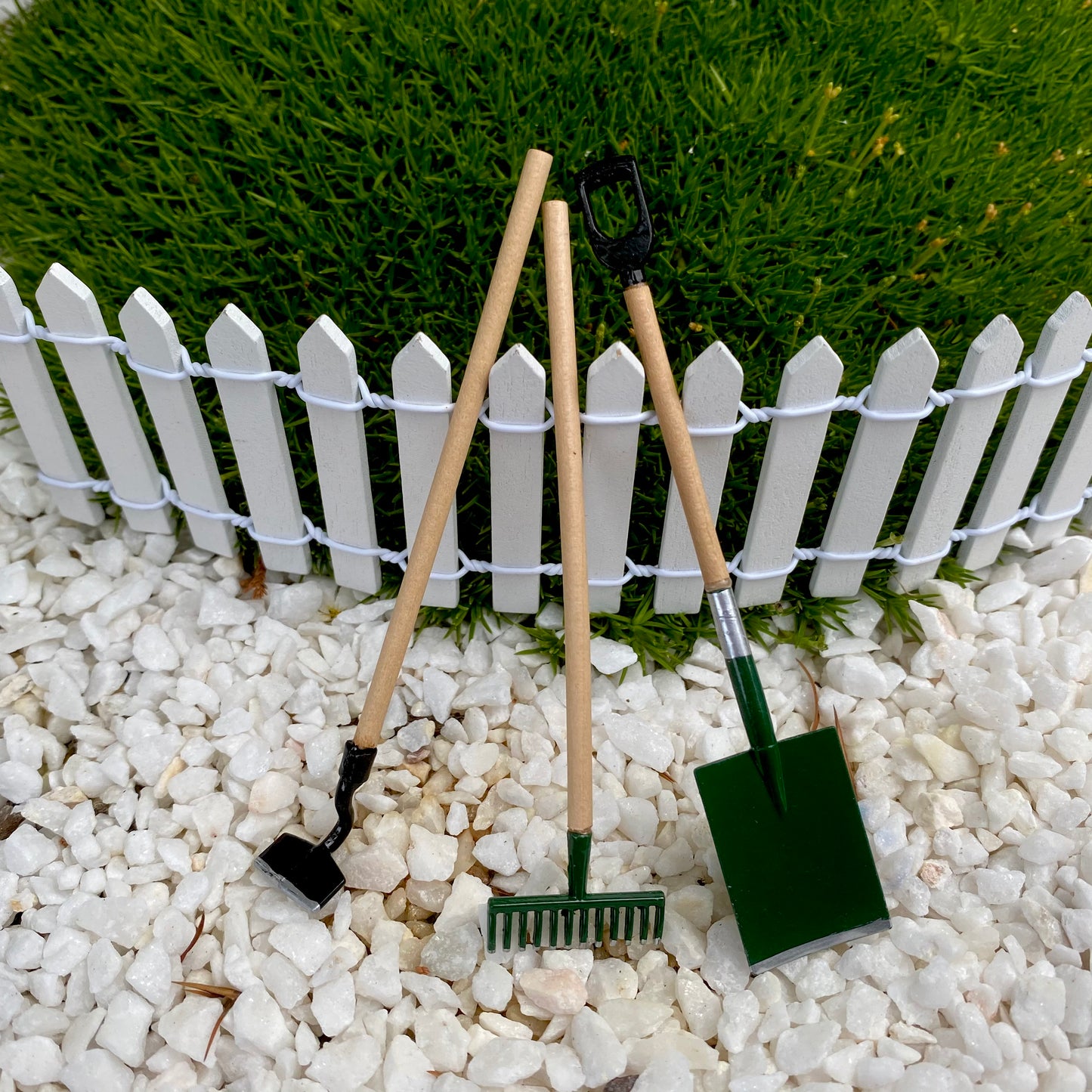 Miniature Fairy Garden Metal Garden Tool Set