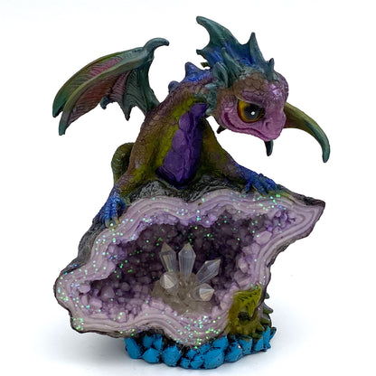 Dragons On A Crystal Cave