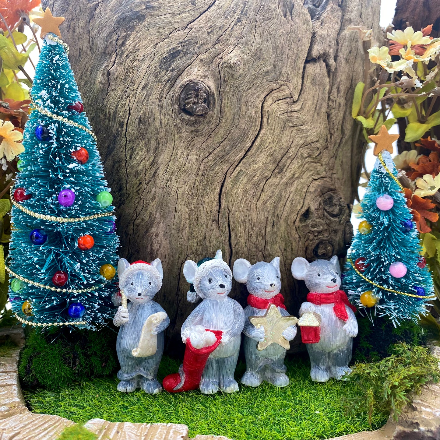 Christmas Mice (Set of 4)