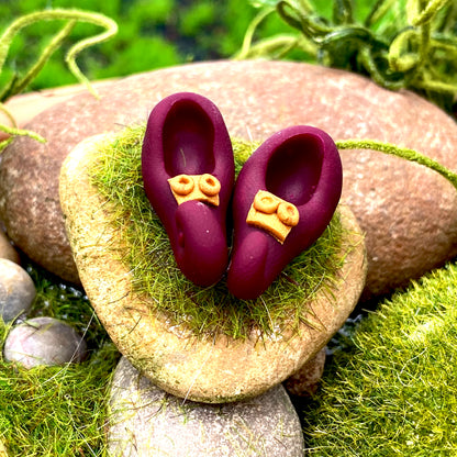 Fairy Garden Pixie Shoes On A Rock