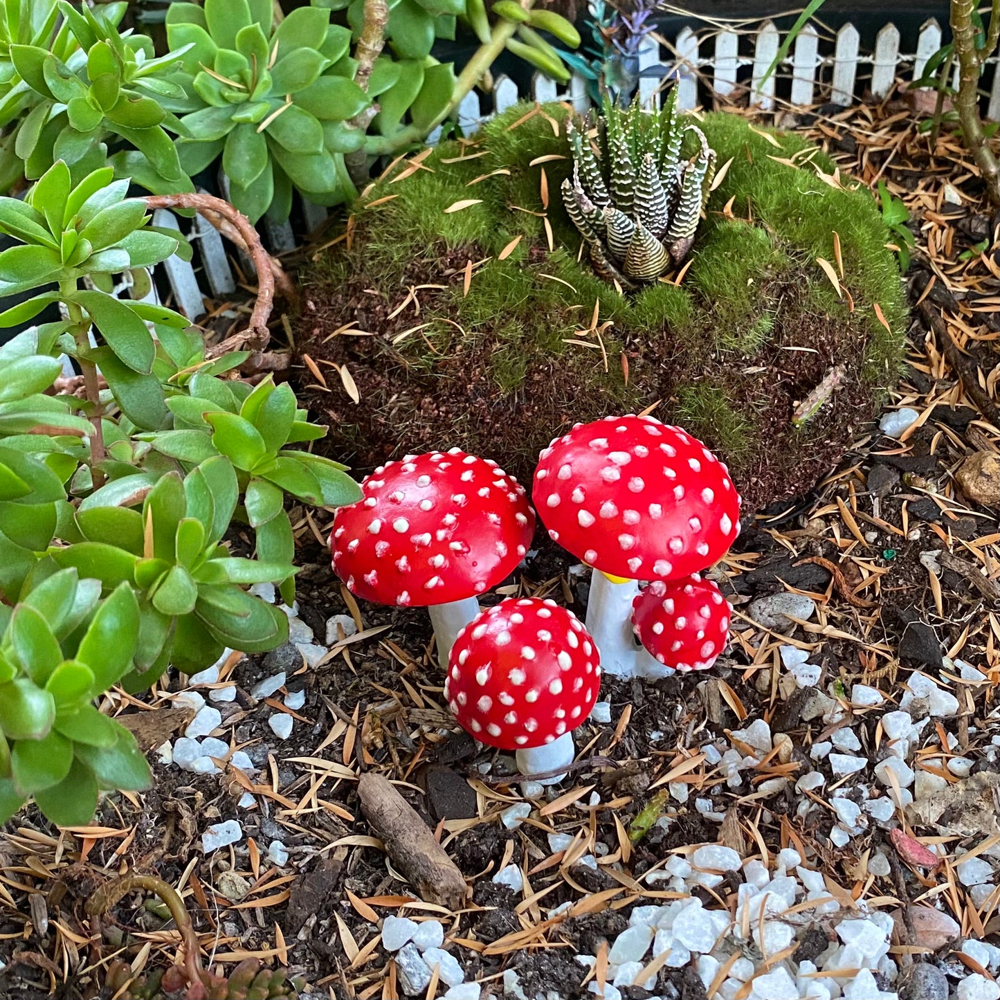 Glow In The Dark Amanita Mushrooms set