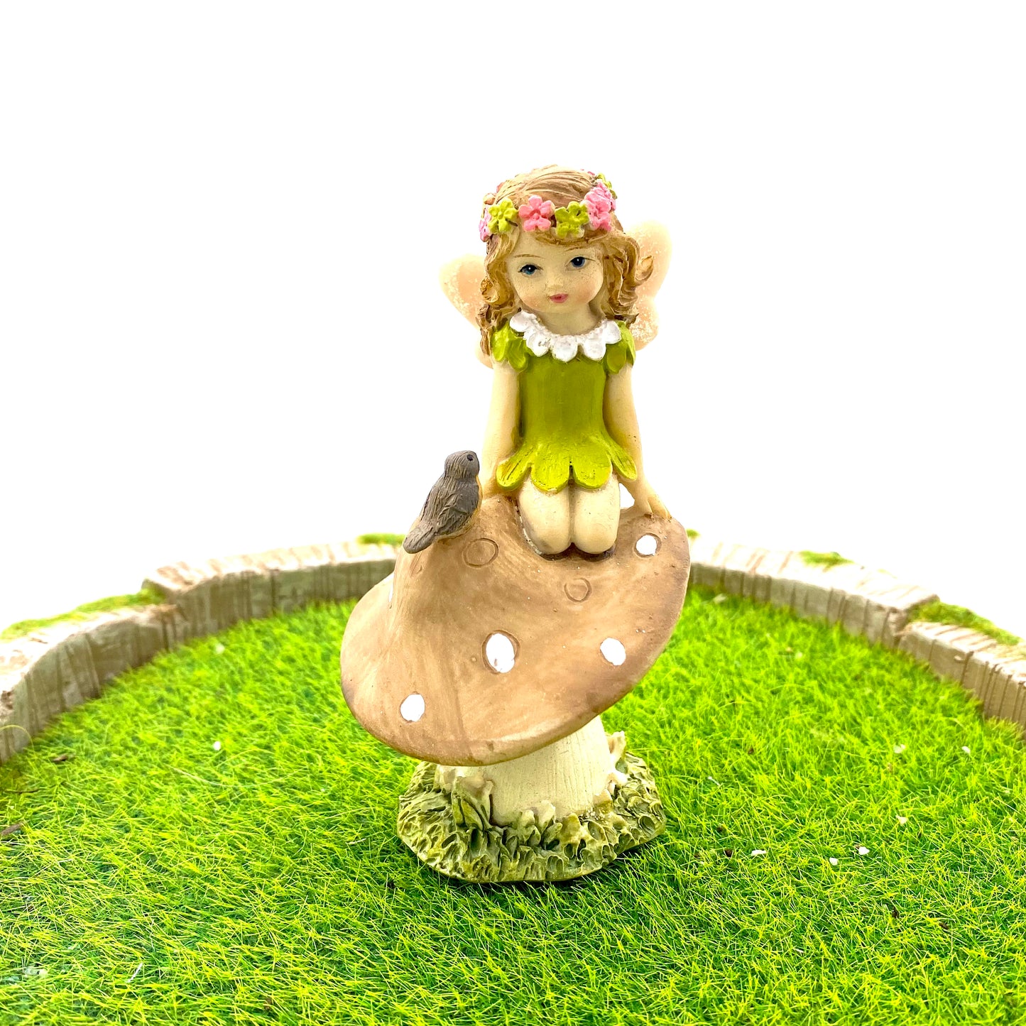 Garden Fairy On A Mushroom