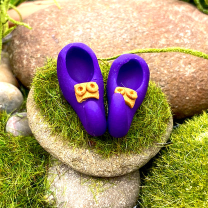 Fairy Garden Pixie Shoes On A Rock
