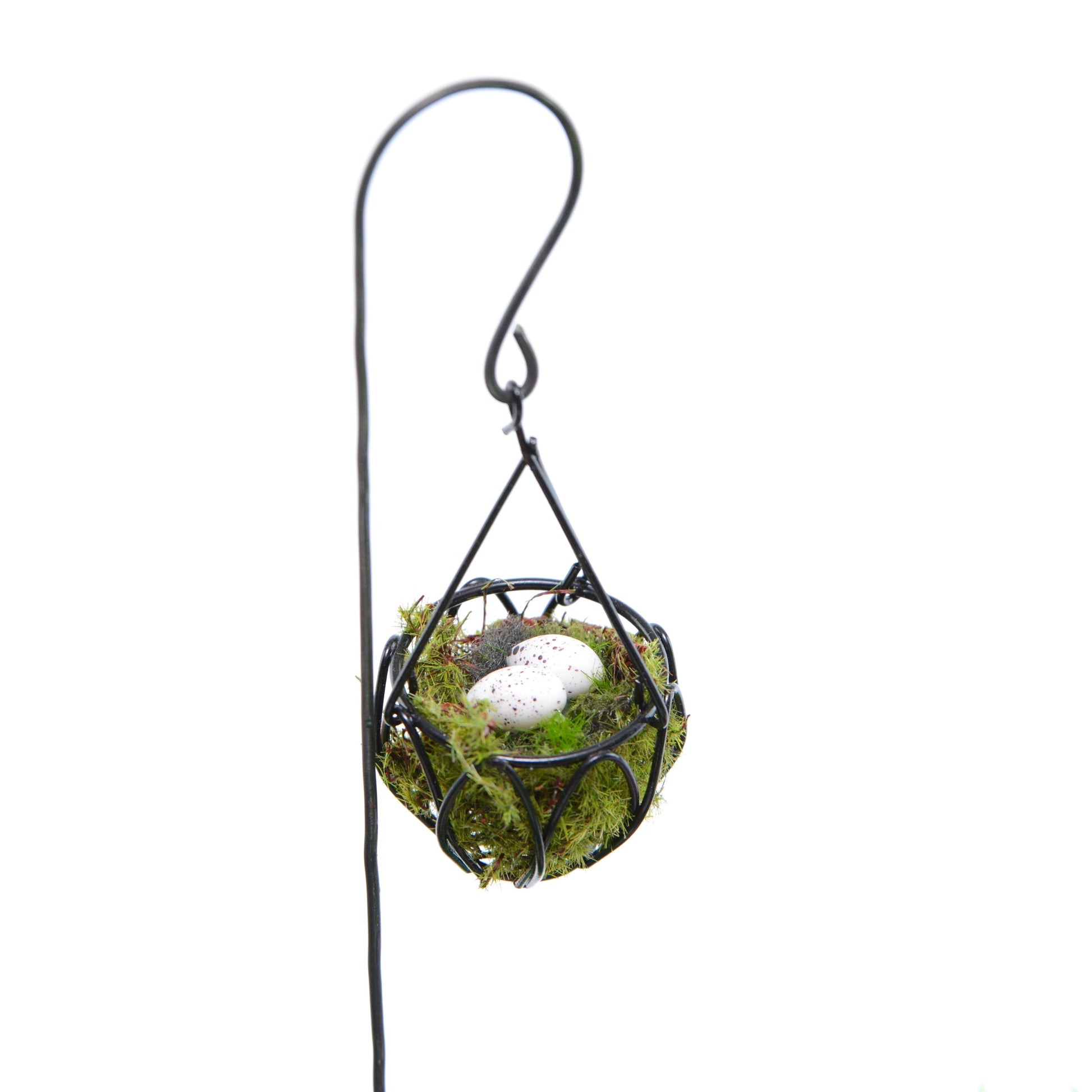 Fairy Garden Mini Hanging Basket - Fairy Garden Accessory