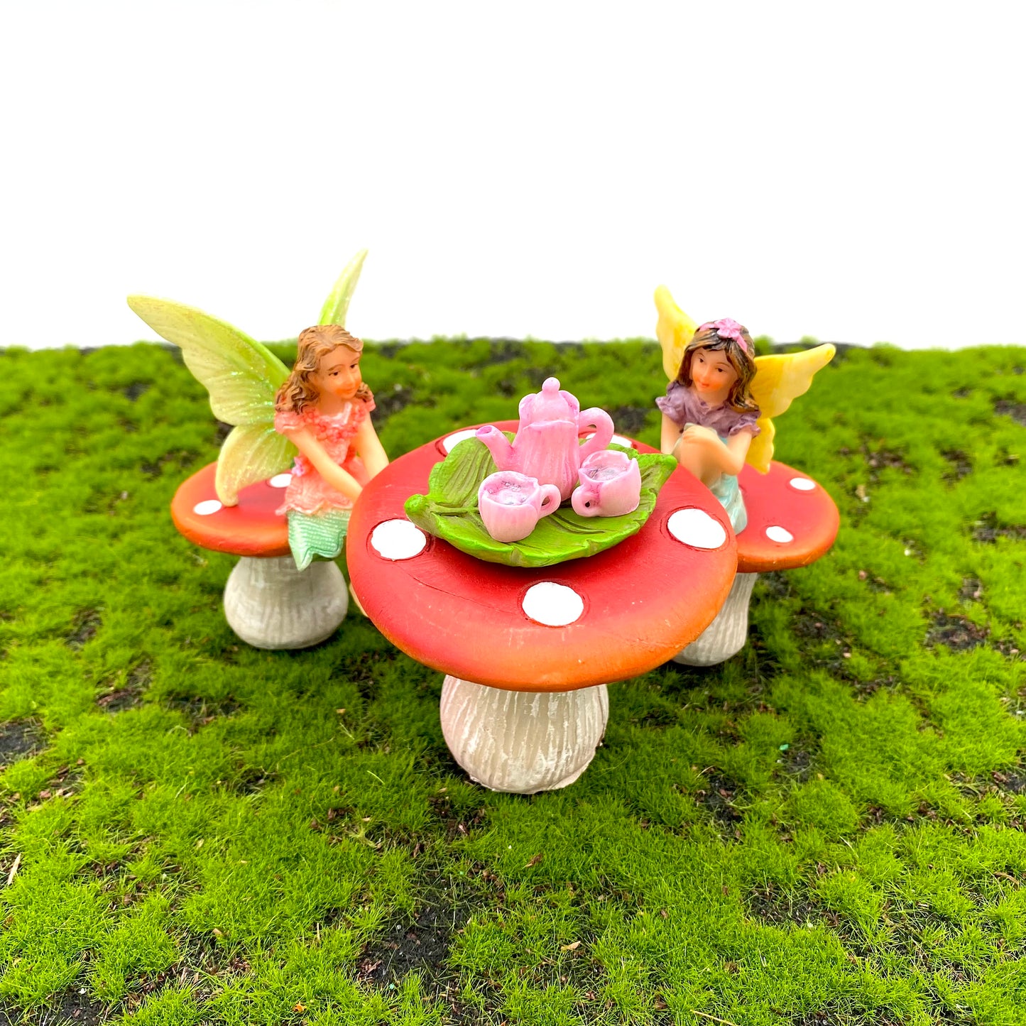 Mushroom Table & Chairs Set