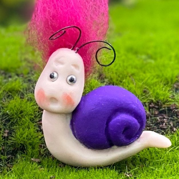 Fairy Garden Snails (Fuzzies)