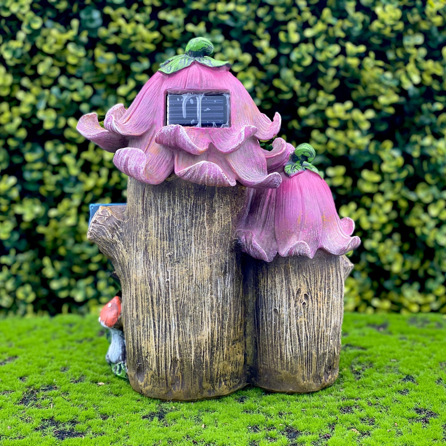 Fairy Garden Tree Stump Flower House