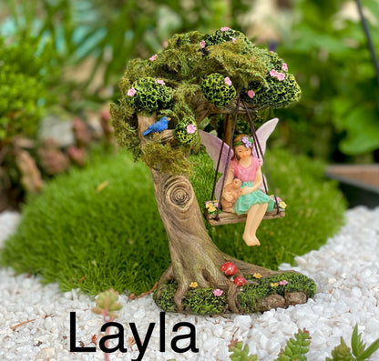Fairy Garden Tree Swing