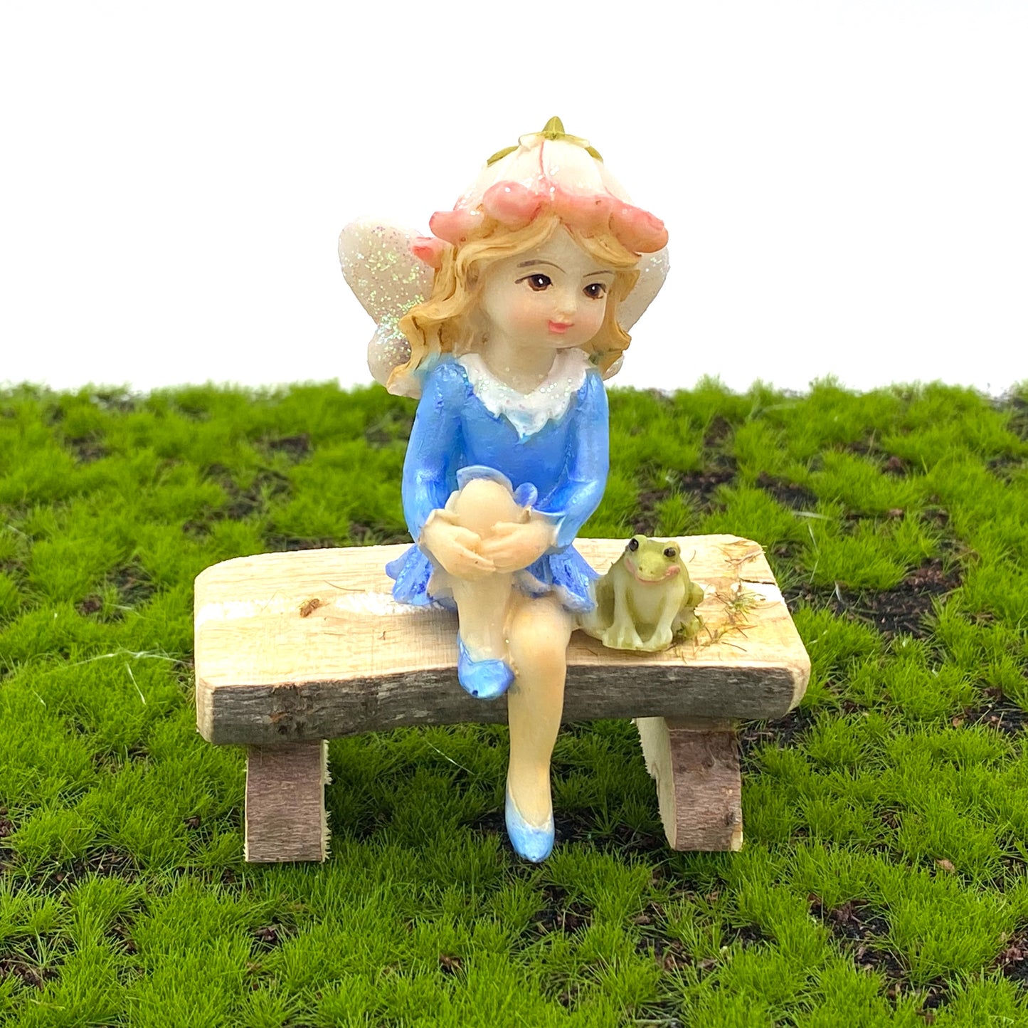 Fairy Garden Miniature Wooden Bench