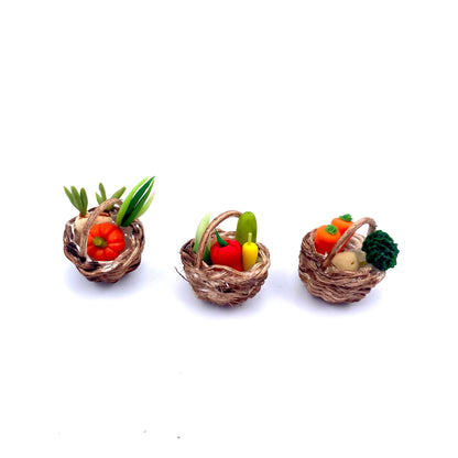 Miniature Veggie Baskets