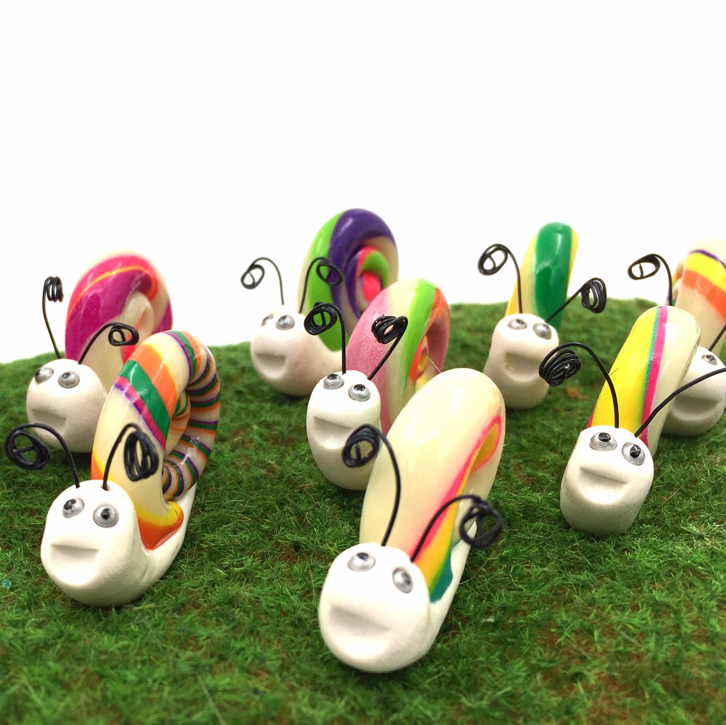 Glow In The Dark Garden Snails - Multi