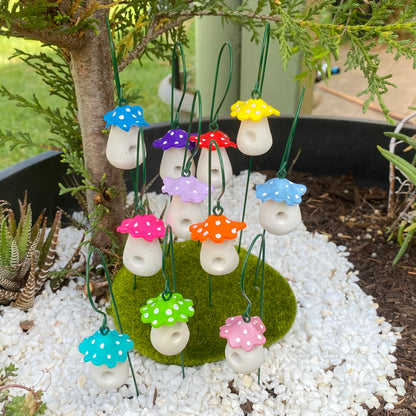 Fairy Garden Frilly Mushroom Lanterns