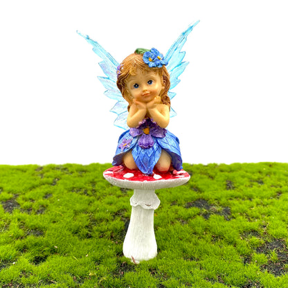 Fairy Garden Fairies On A Mushroom