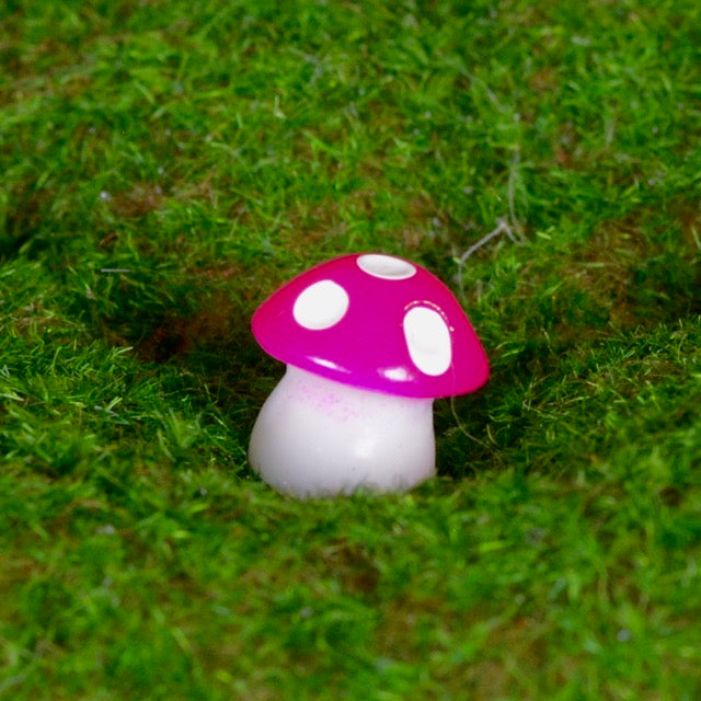 Fairy Garden Miniature Resin Mushrooms (Set of 7)