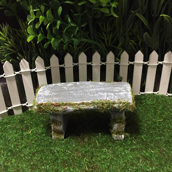 Miniature Fairy Garden Seat from Steph the Fairy Maker in Australia